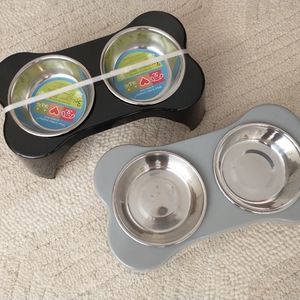 One Pet Bowl Stand (Black)